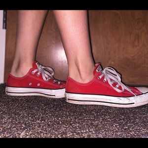 Red Low-Top Converse